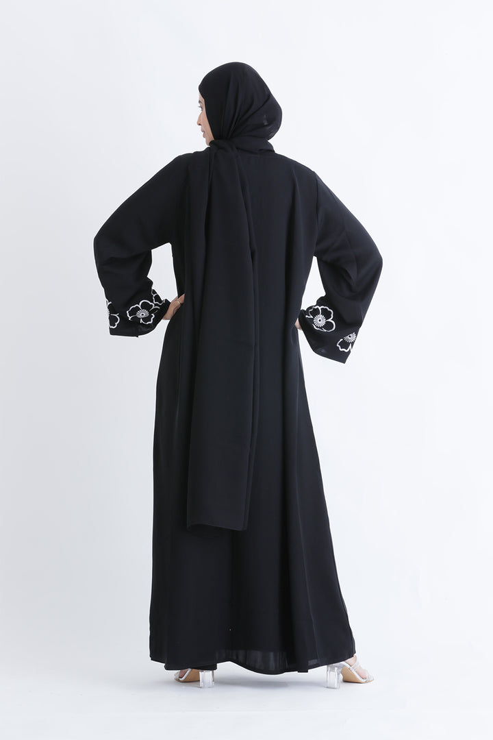 Classic Charm Buttoned Abaya
