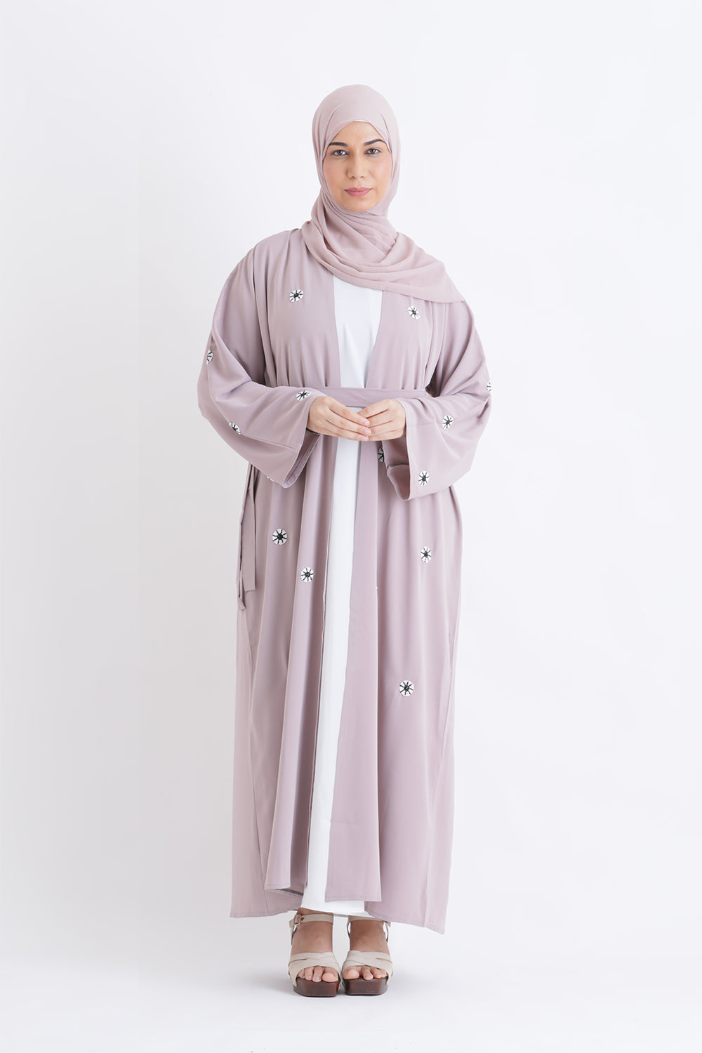 Petal Dust Open Abaya Size 50
