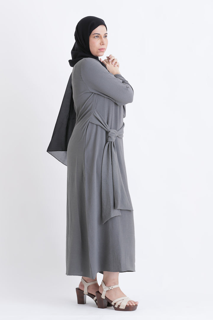 Charcoal Flow Dress