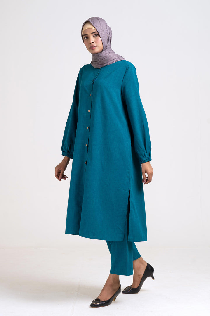 Azure Two-Piece Set (Turquoise) Size L