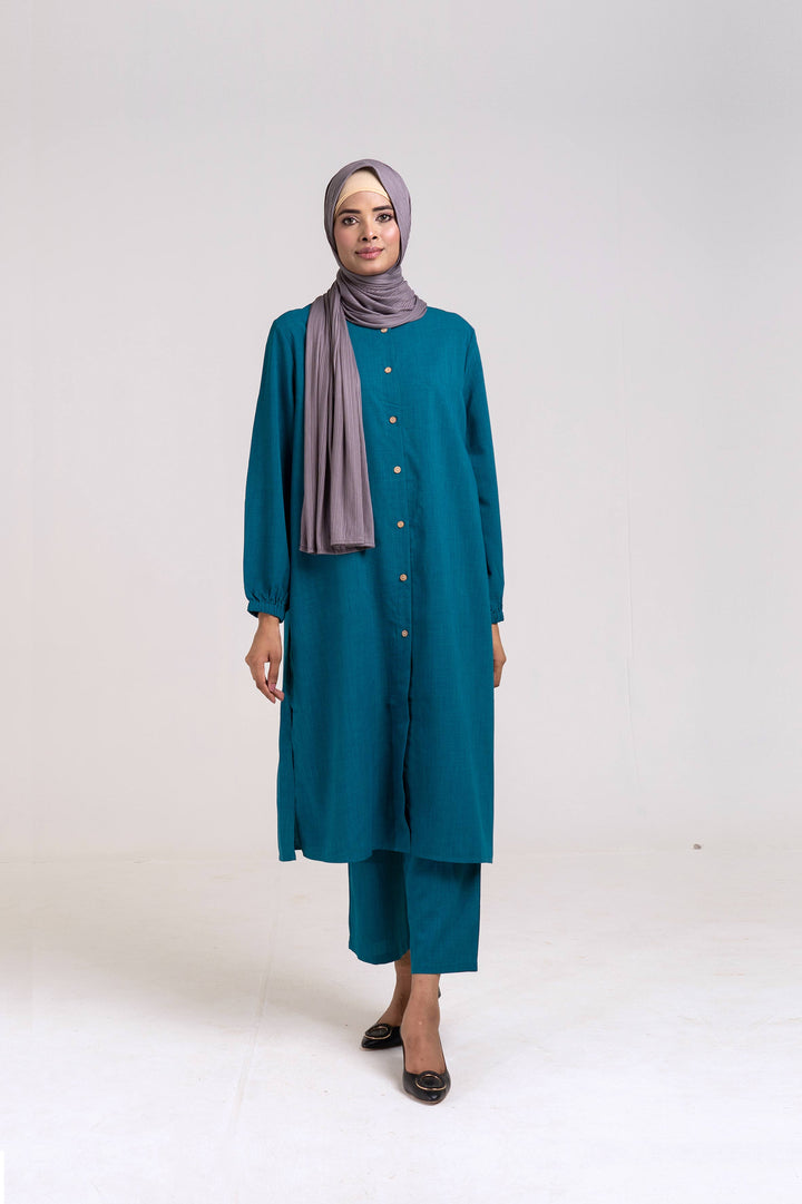 Azure Two-Piece Set (Turquoise) Size S