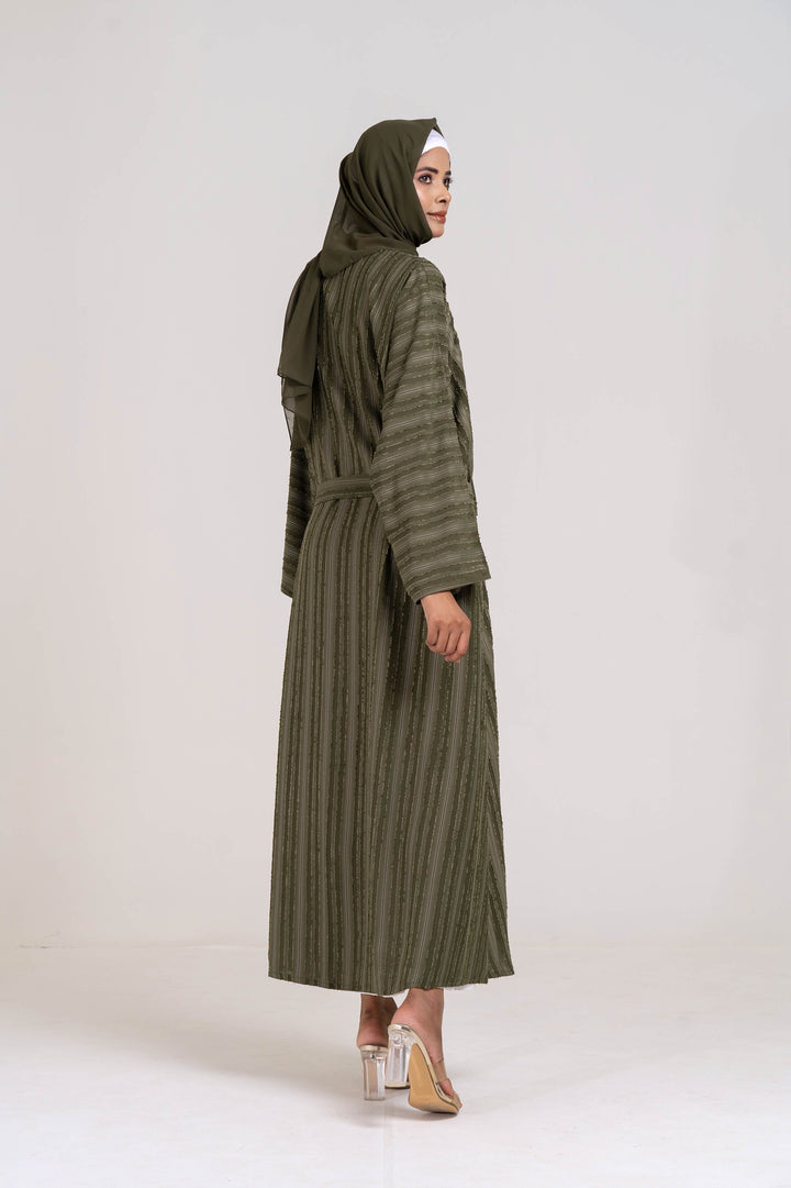 Olive Serenity Abaya Size 52