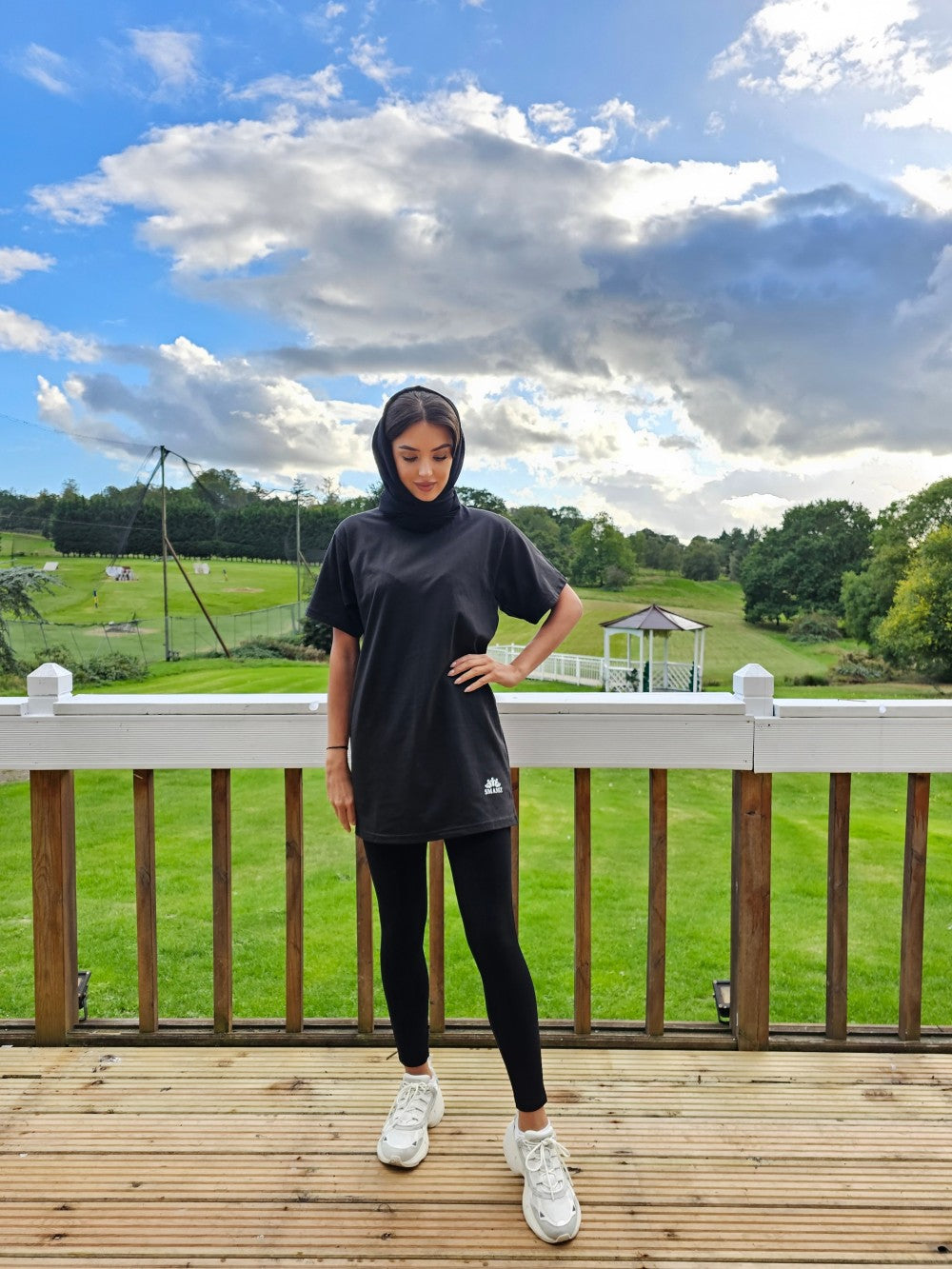 Black Modest T Shirt Size L