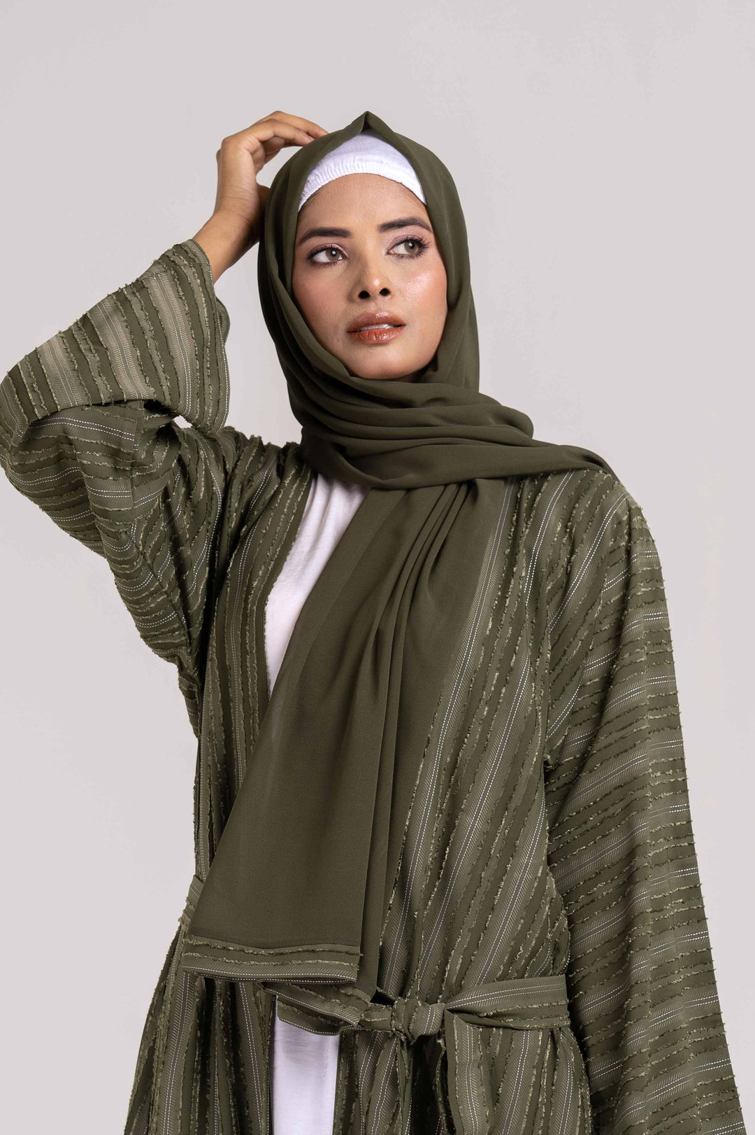 Olive Serenity Abaya Size 60