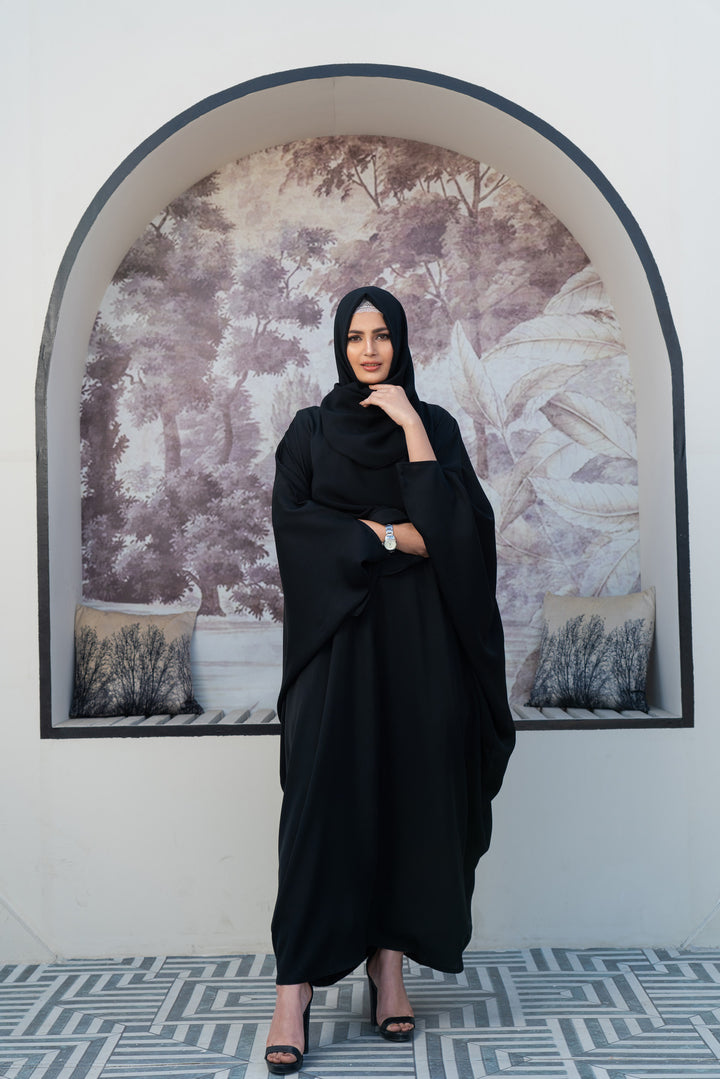 Alesya Plain Black Abaya Size 52