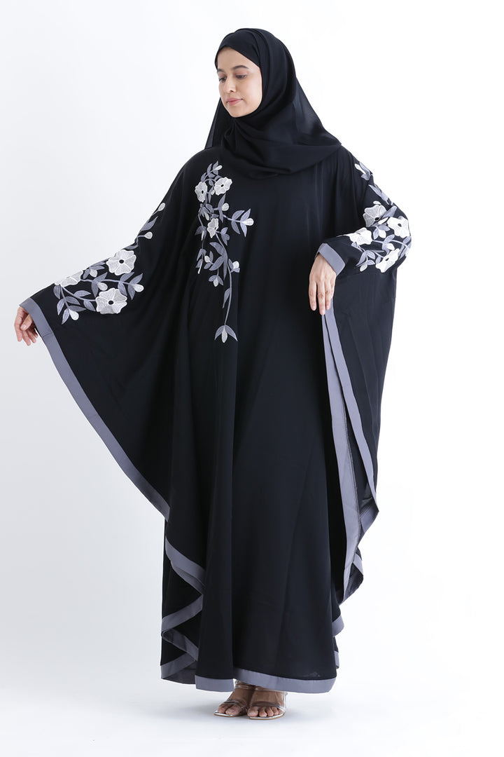 Embroidered Farasha Kaftan Abaya Size 54