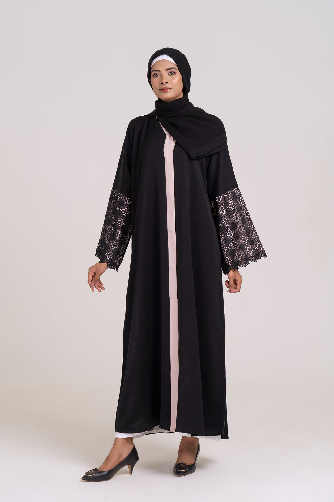 Lunar Grace Buttoned Abaya Size 56