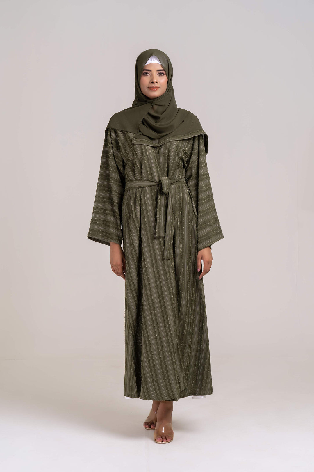 Olive Serenity Abaya Size 58