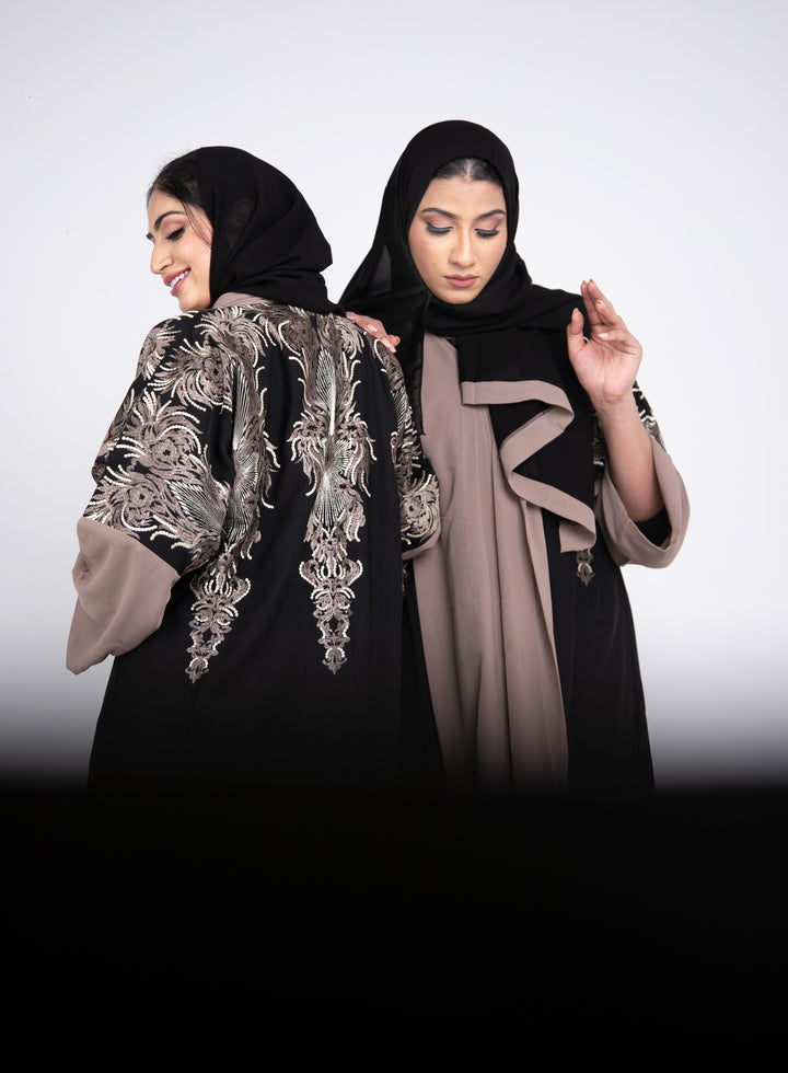 Golden Mirage Embroidered Abaya Size 60
