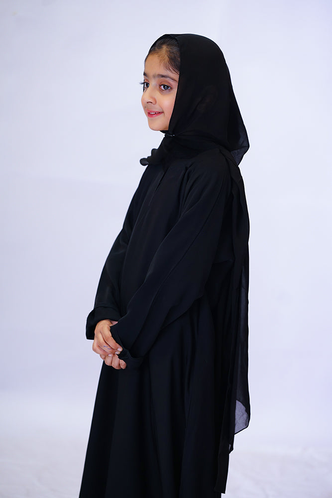 Girls Hala Black Abaya Size 42