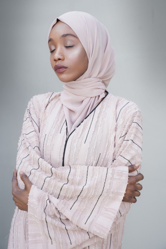 INARA-ABAYA,Pale-Pink