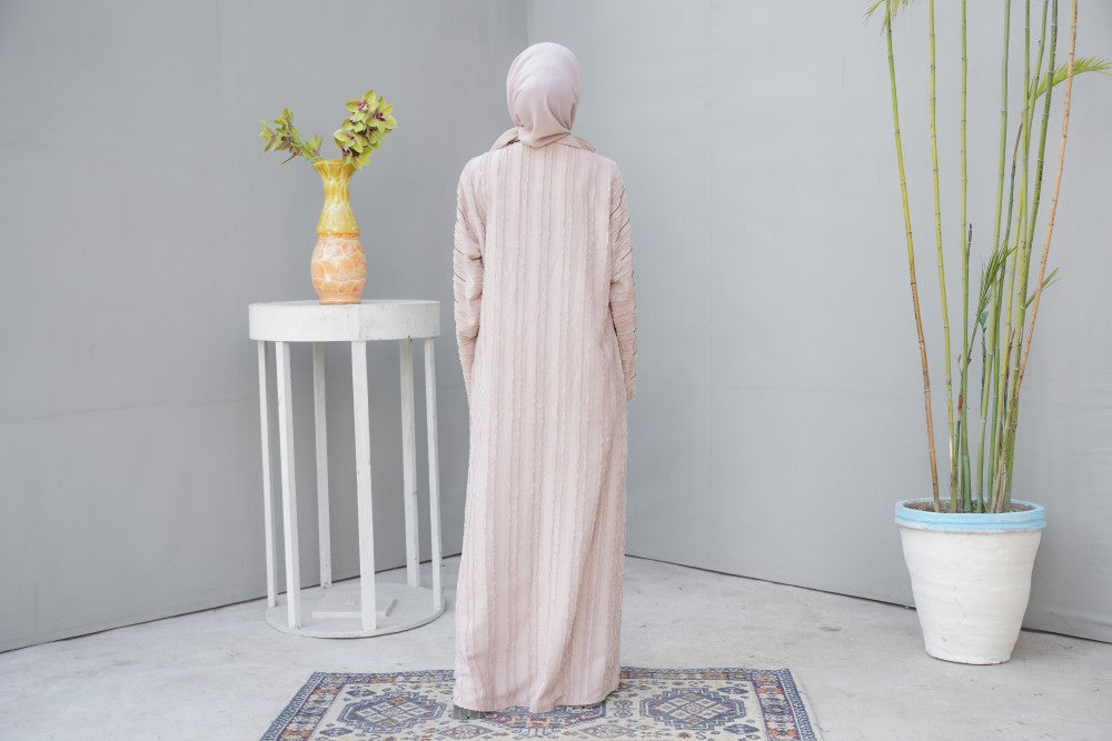 INARA-ABAYA,Pale-Pink