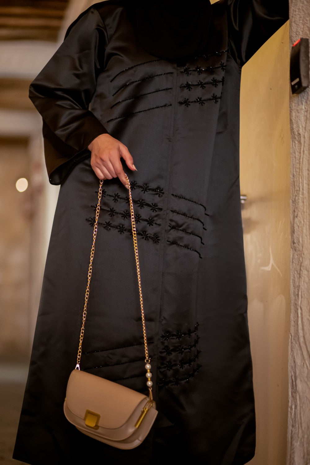 Indonesian Silk Satin Abaya Size 58