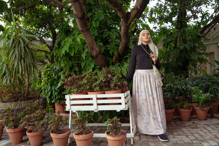 Light Pink Casual Skirt Size XXL