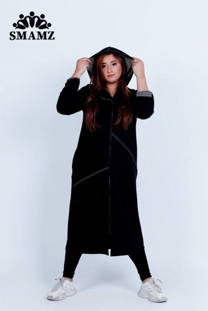 Long Cardigan with Zip