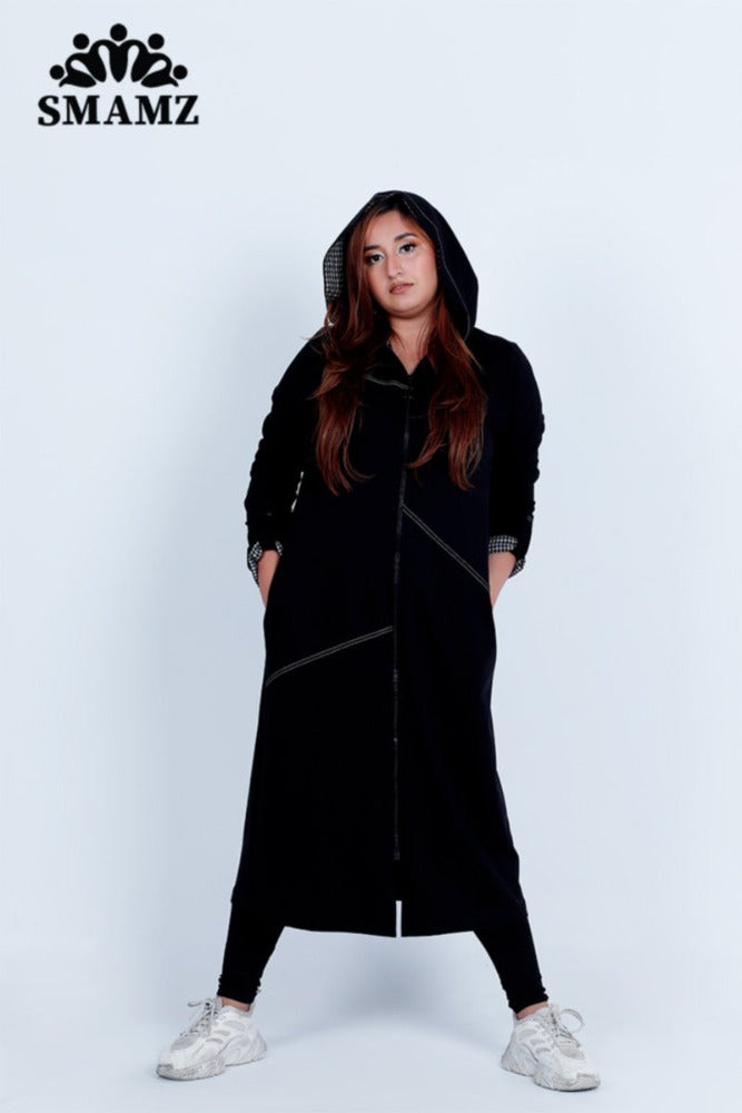 Long Cardigan with Zip