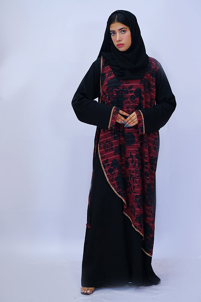Marjan Black Closed Abaya Size 54