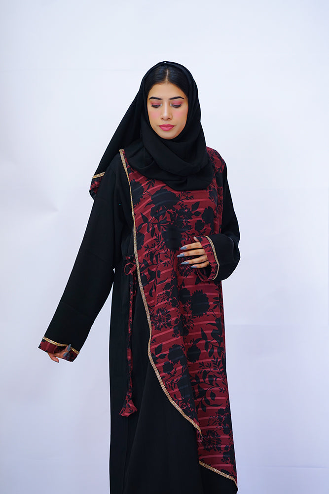 Marjan Black Closed Abaya Size 58