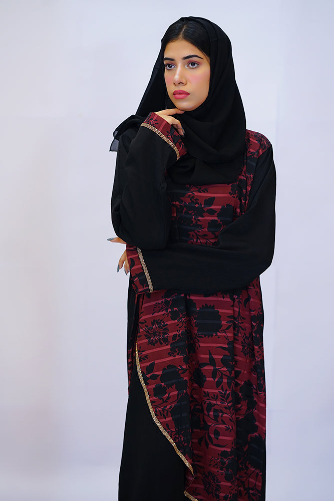 Marjan Black Closed Abaya Size 60