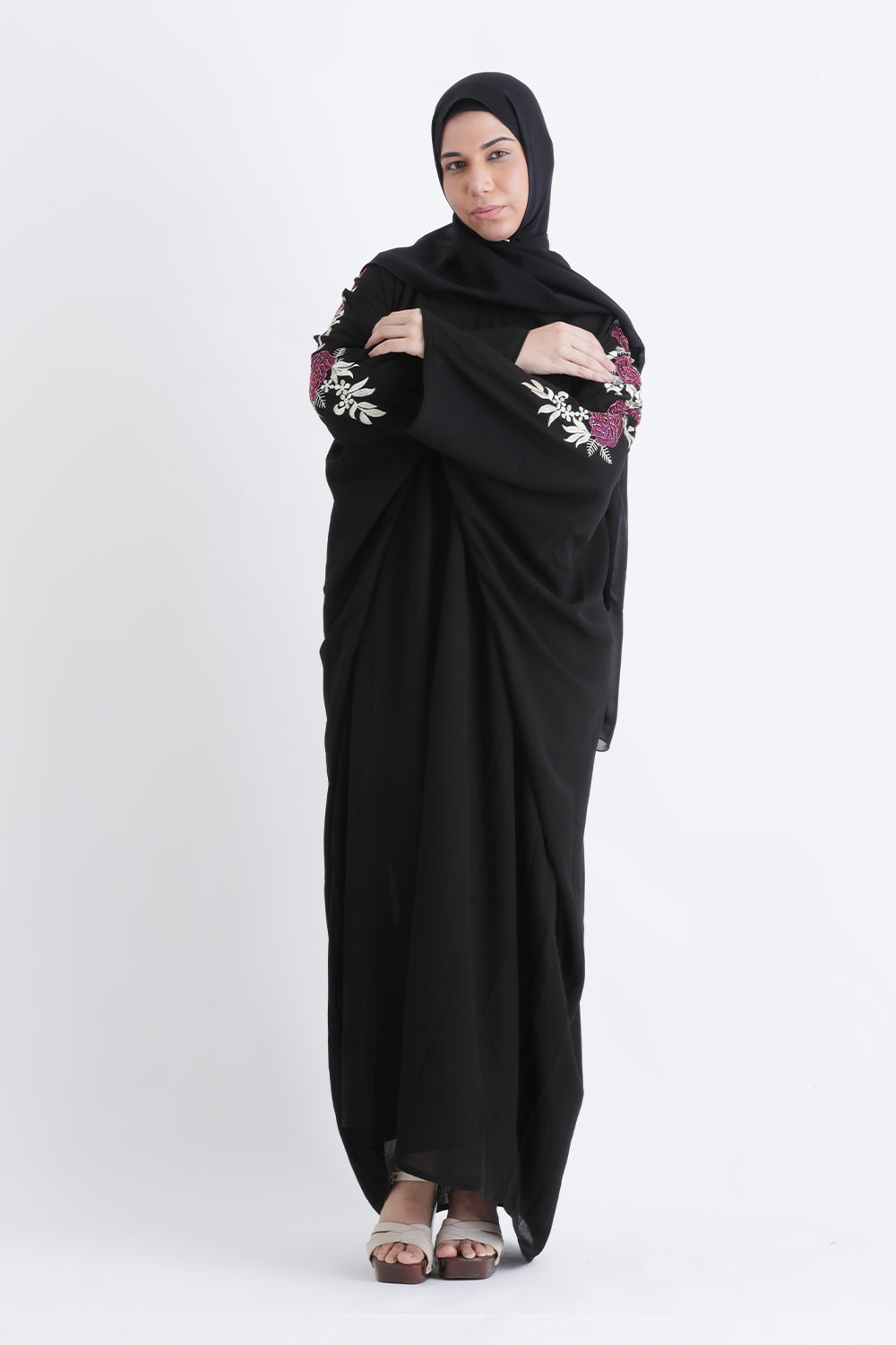 Modern Haya Beaded Kaftan Abaya Size 60