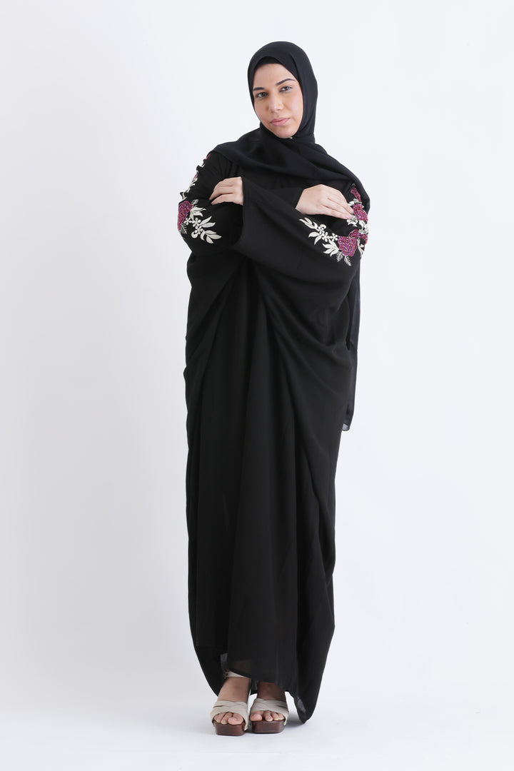 Modern Haya Beaded Kaftan Abaya Size 60