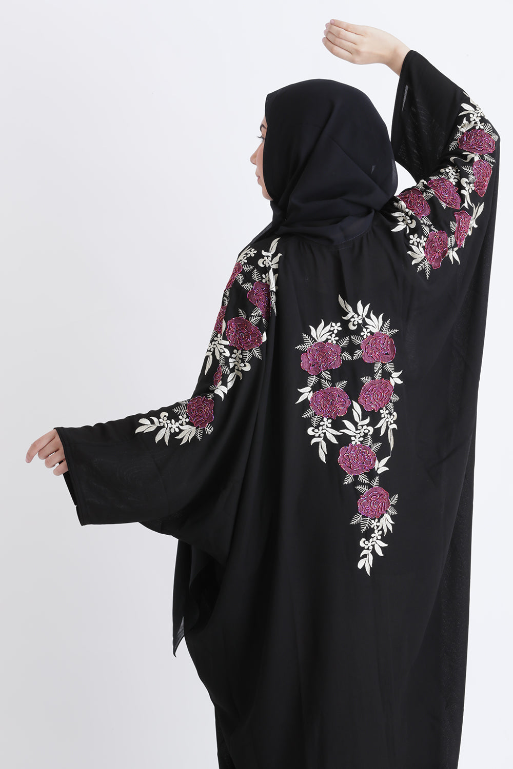 Modern Haya Beaded Kaftan Abaya Size 56