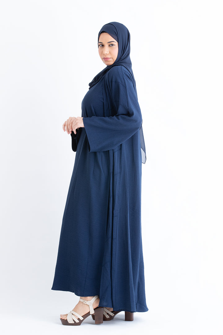 Sapphire Blue 3 Piece Abaya Size 60