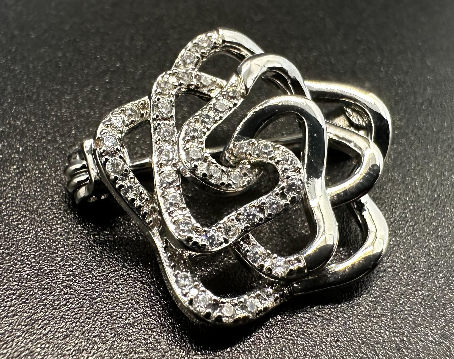 Silver Serenity Brooch