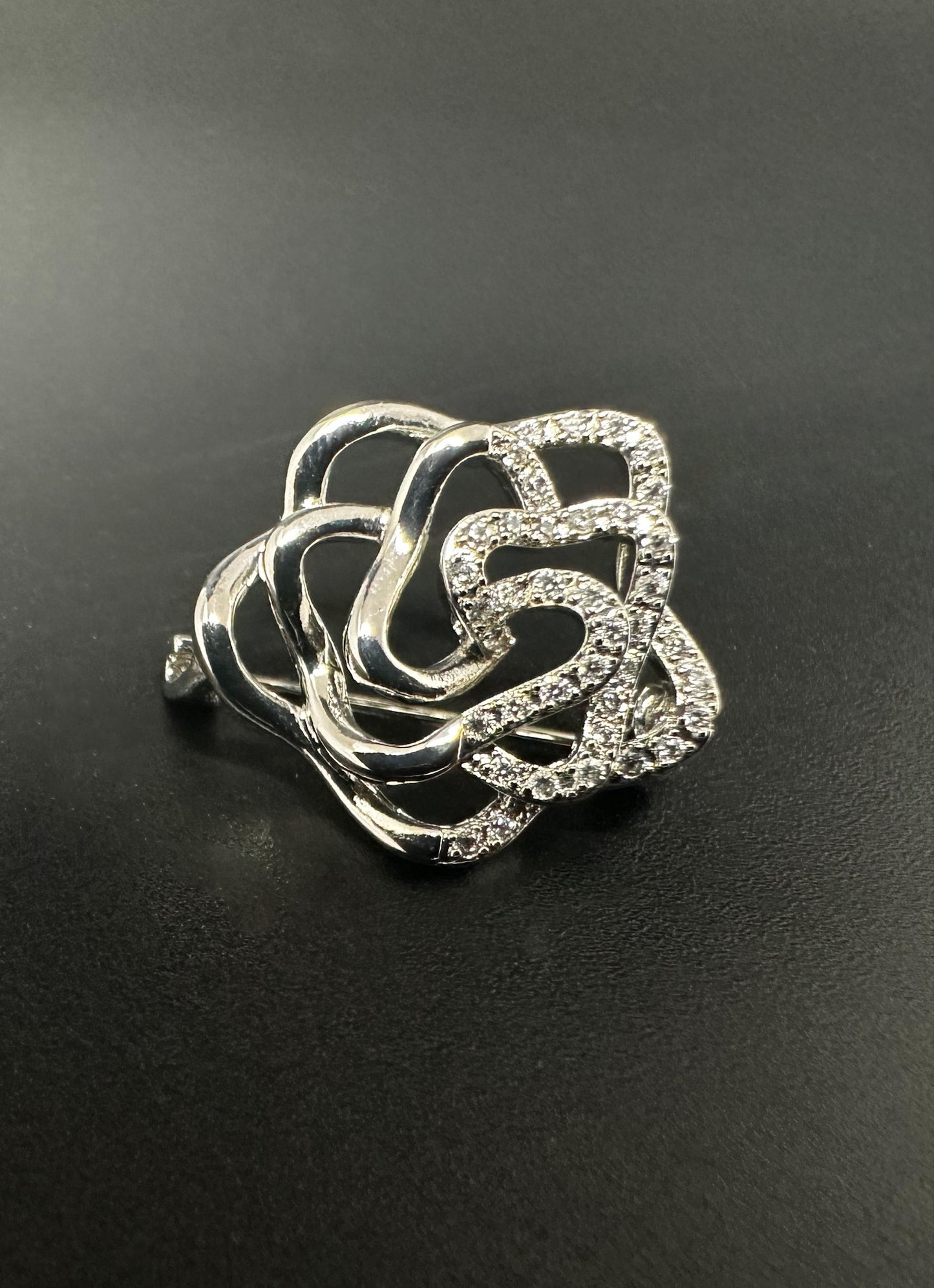 Silver Serenity Brooch