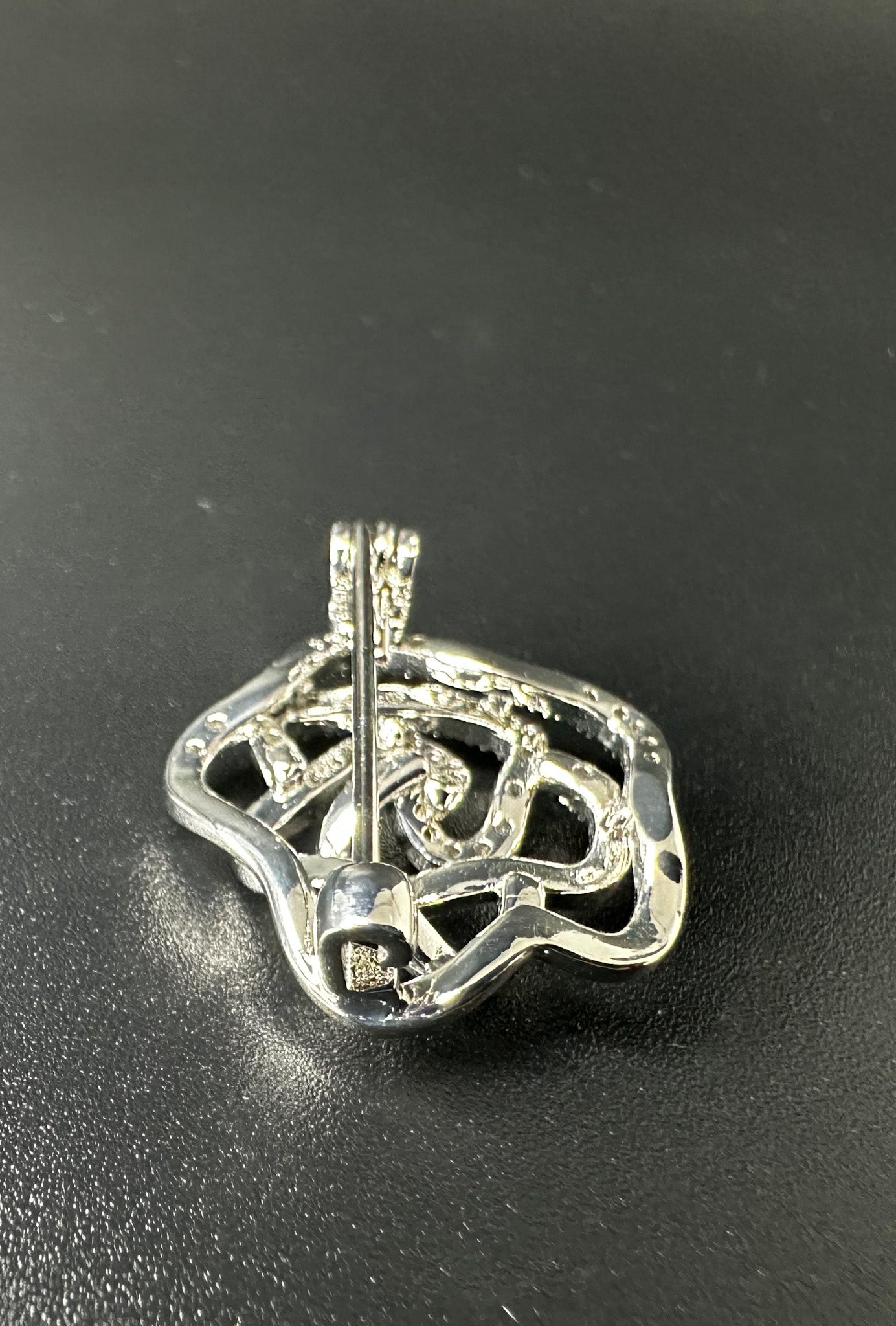 Silver Serenity Brooch