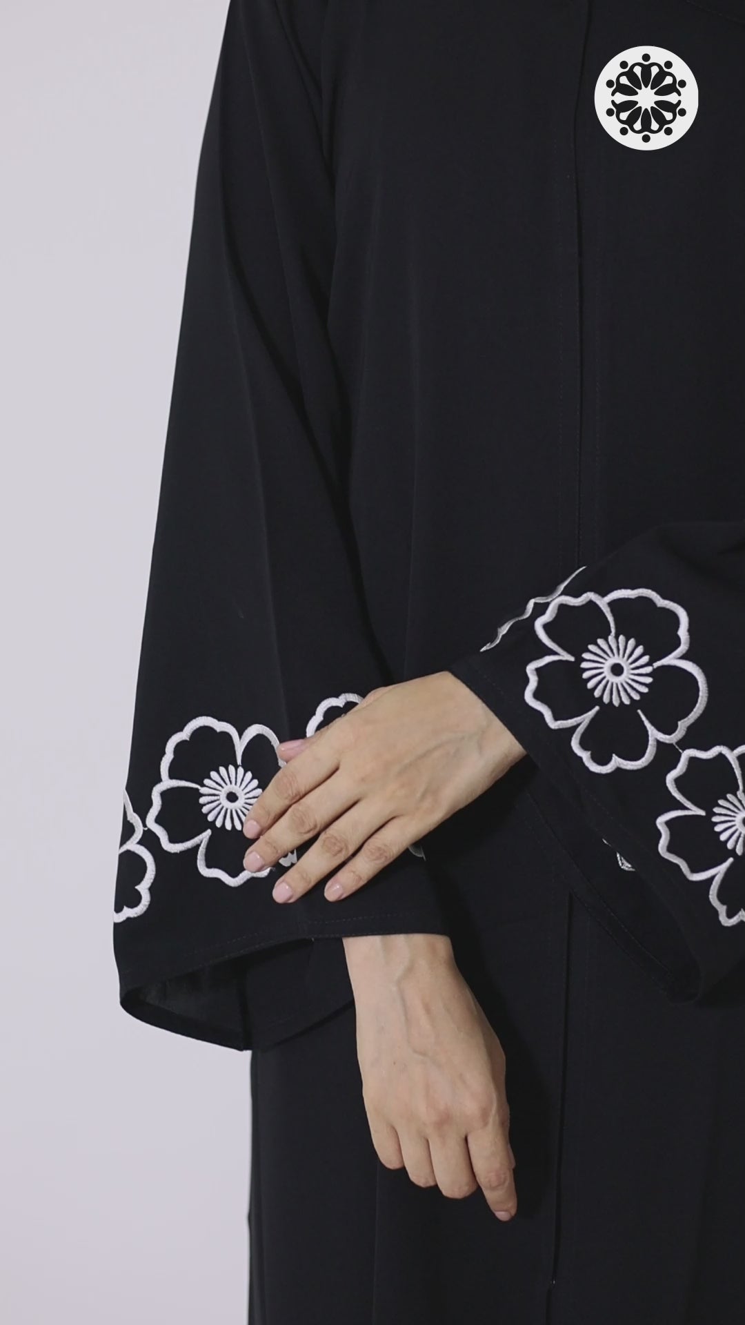Classic Charm Buttoned Abaya