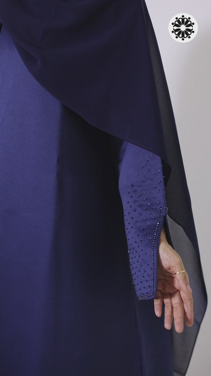 Royal Mist Open Abaya