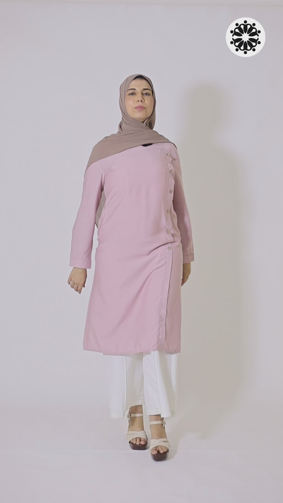 Rose Mist Ensemble Dress