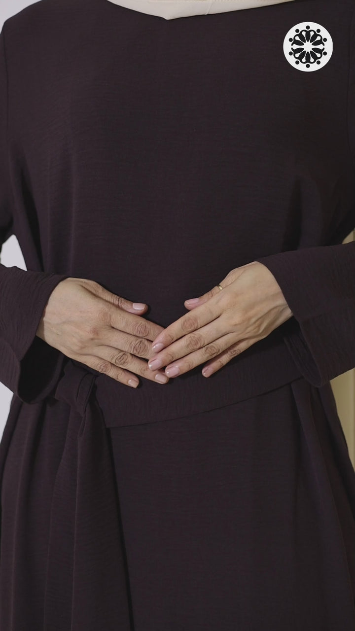 Mocha Elegance Dress