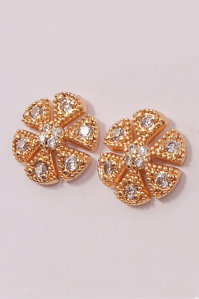 Flower Stud Earrings Title Default Title
