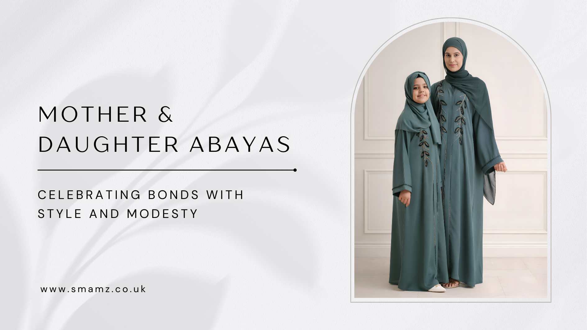 Mother and daughter abayas