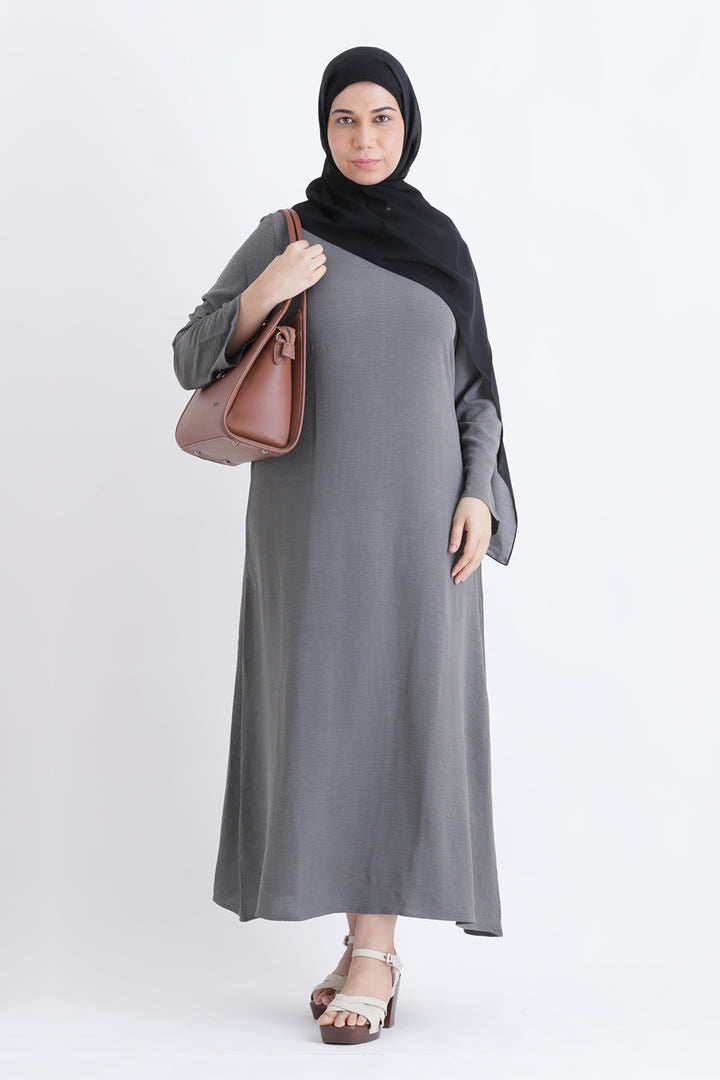 Charcoal Flow Dress