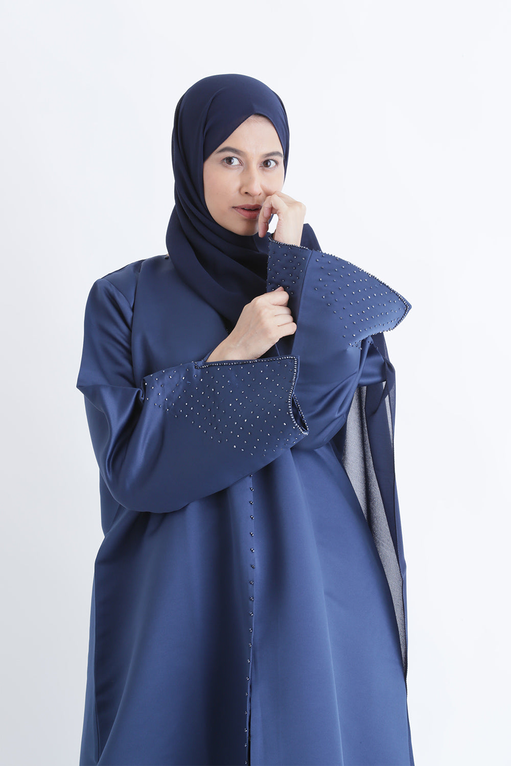 Royal Mist Open Abaya Size 52