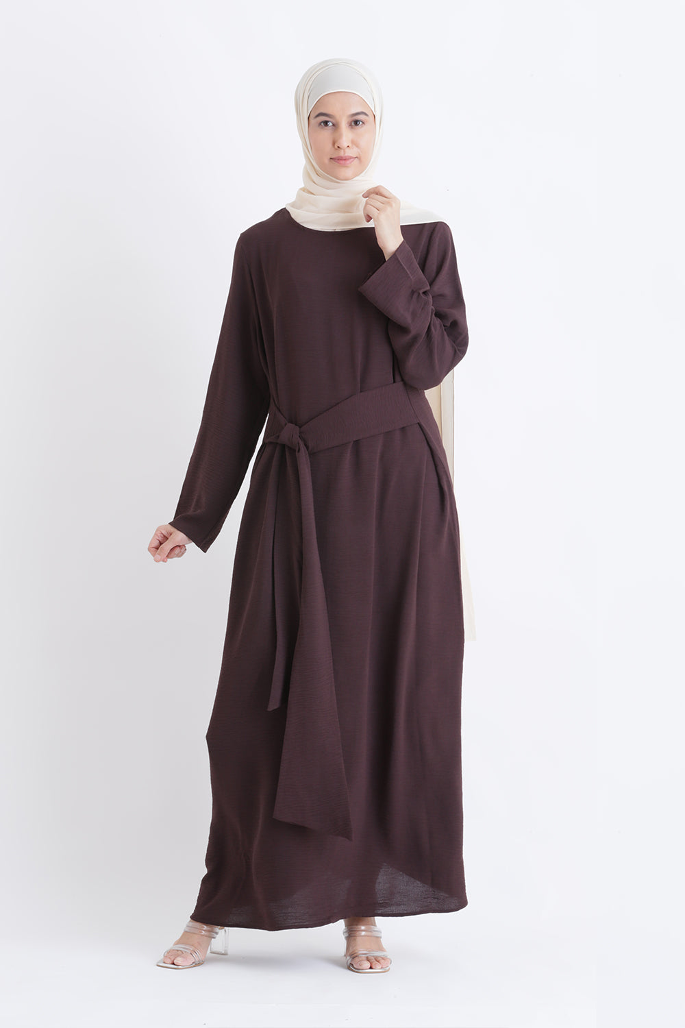 Mocha Elegance Dress Size S