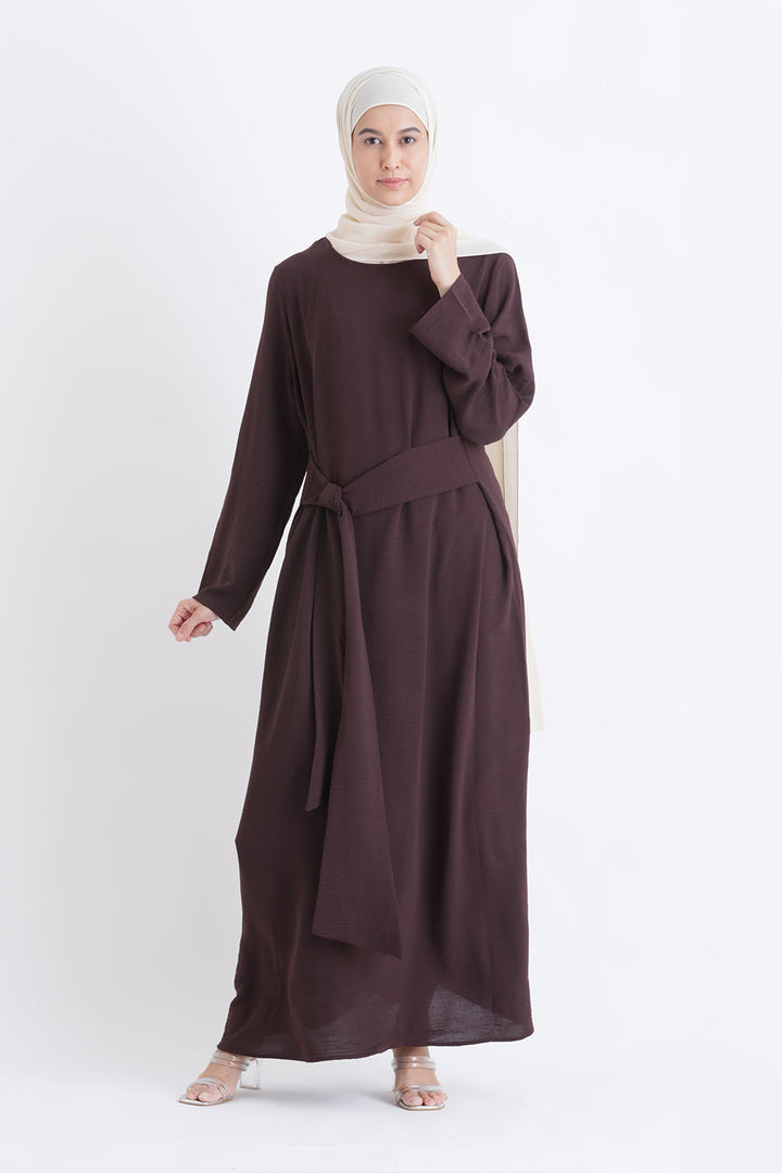 Mocha Elegance Dress