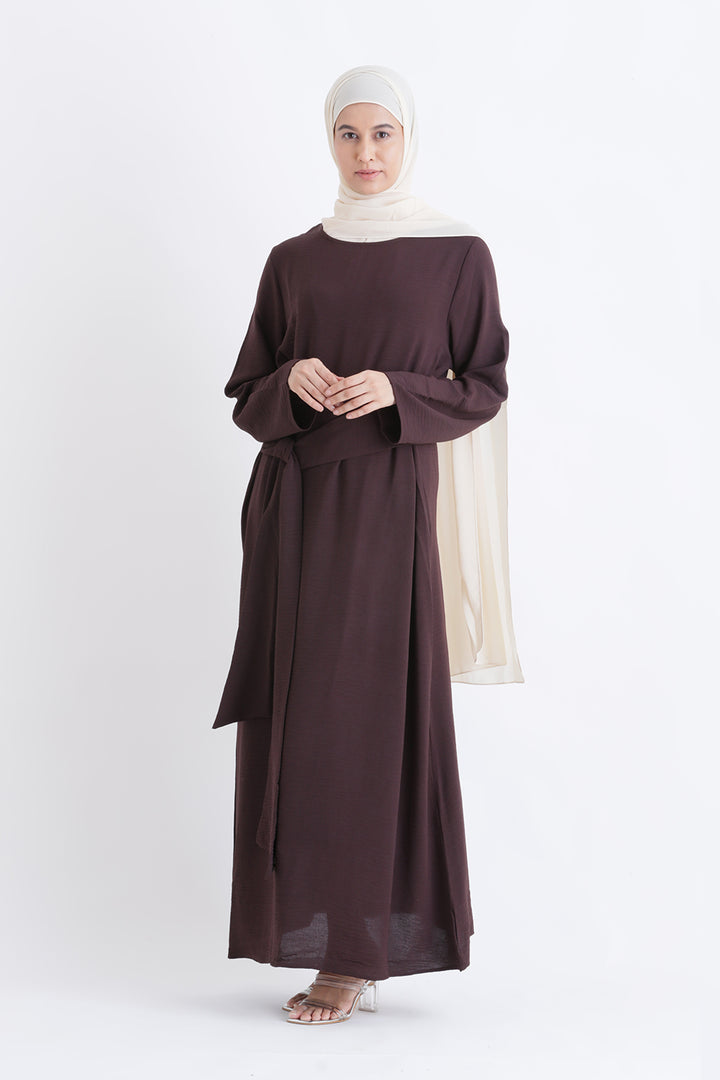 Mocha Elegance Dress