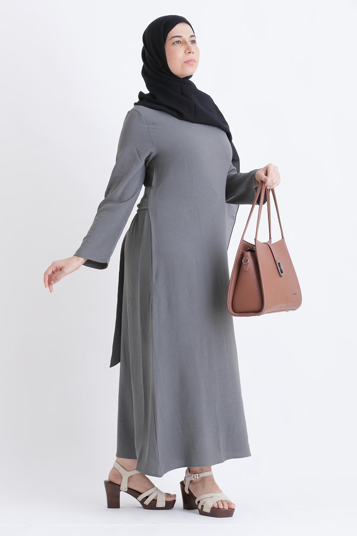 Charcoal Flow Dress