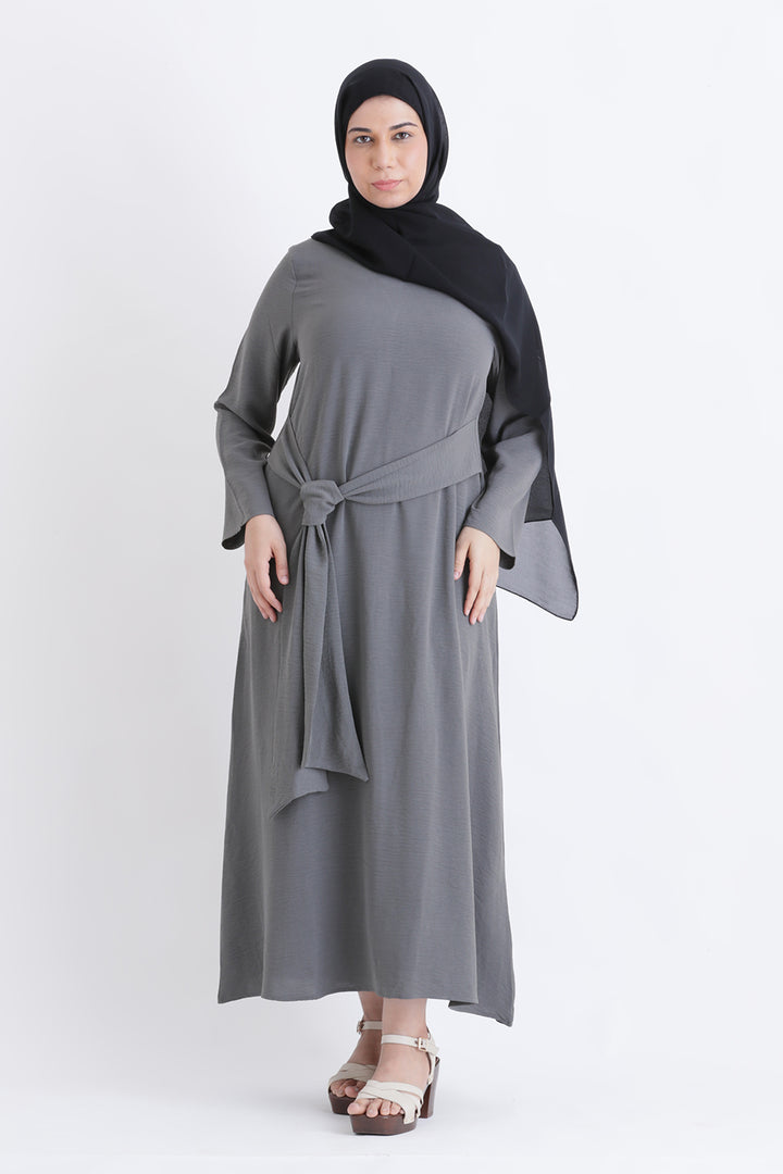 Charcoal Flow Dress