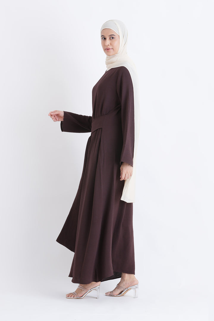 Mocha Elegance Dress