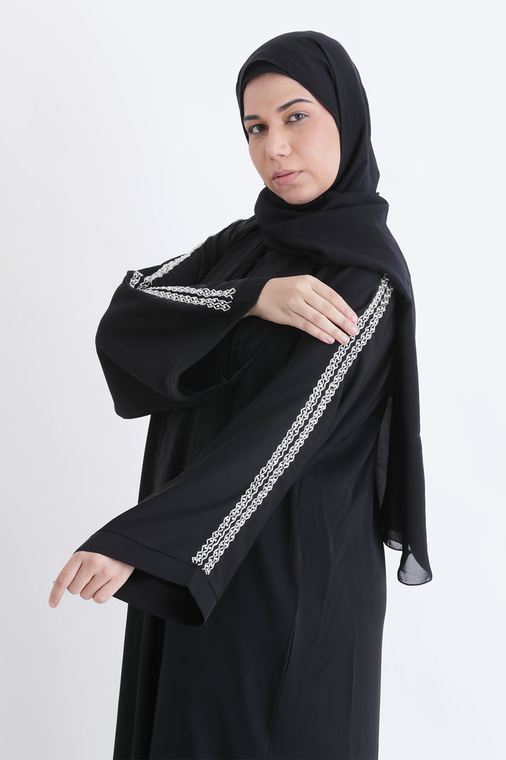 Midnight Weave Abaya