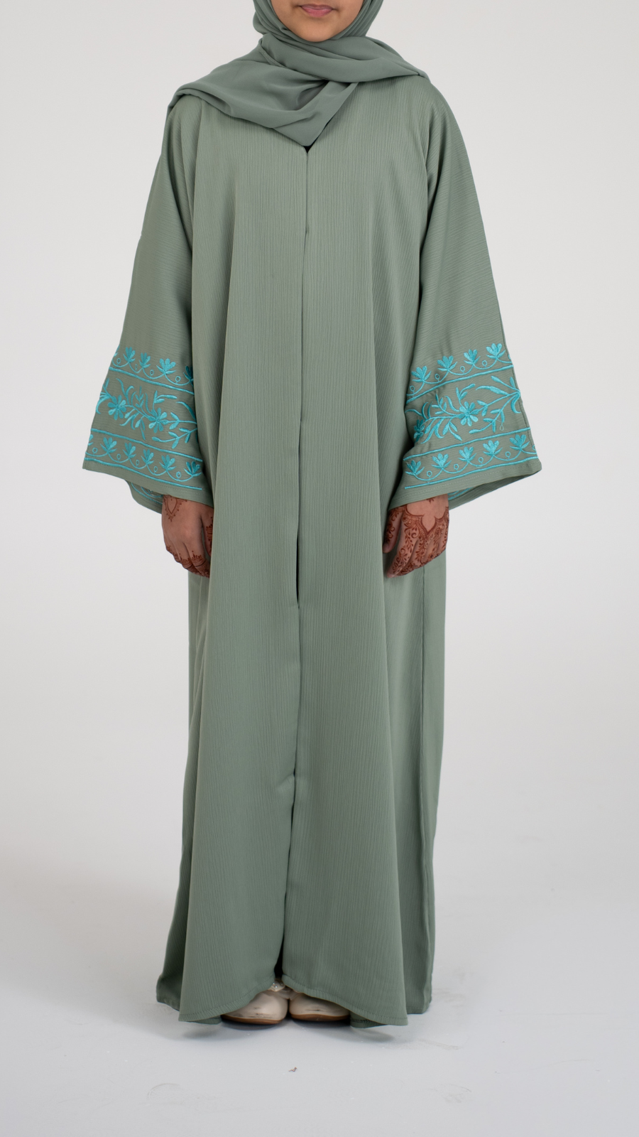 Botanical Bloom Girls Abaya

