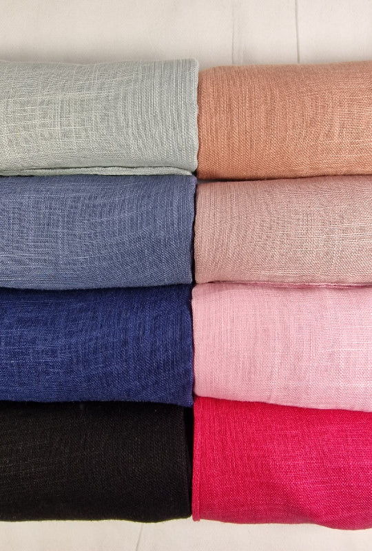 Smamz Cotton Hijab Color Black