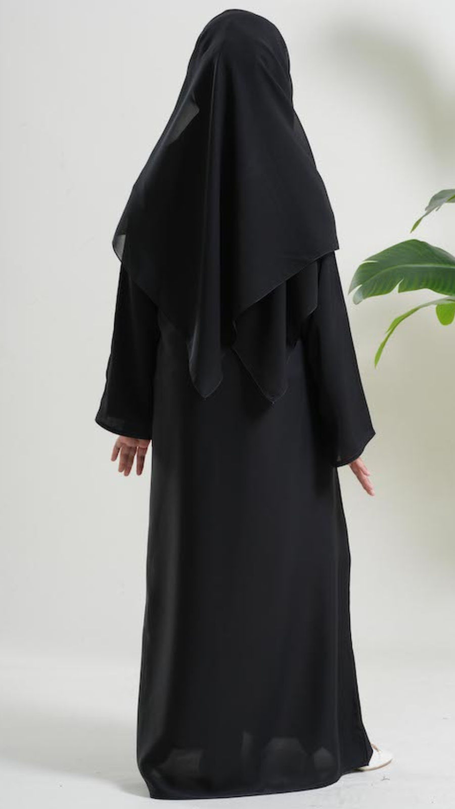 Girls Hala Black Abaya