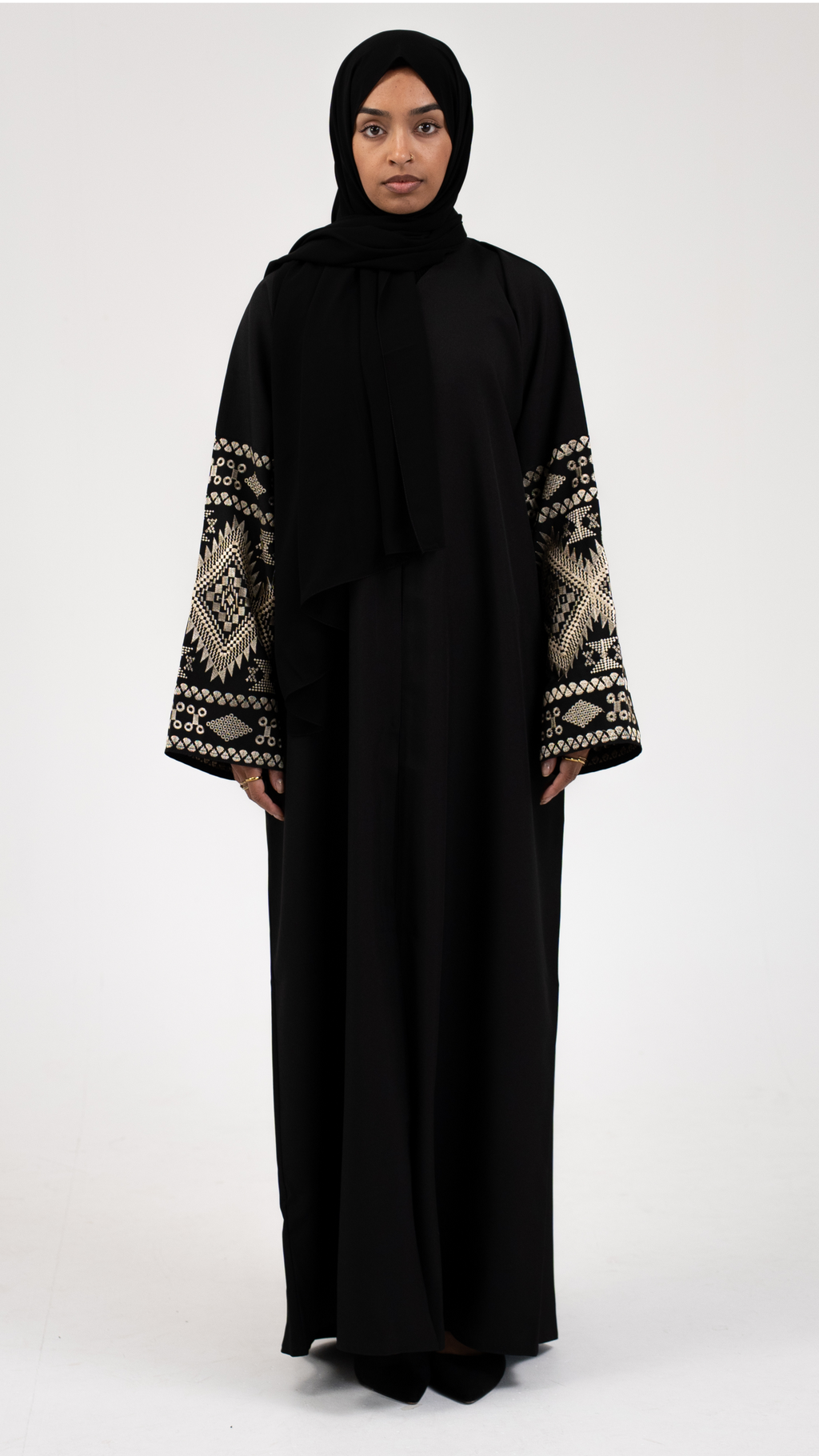 Golden Mosaic Abaya