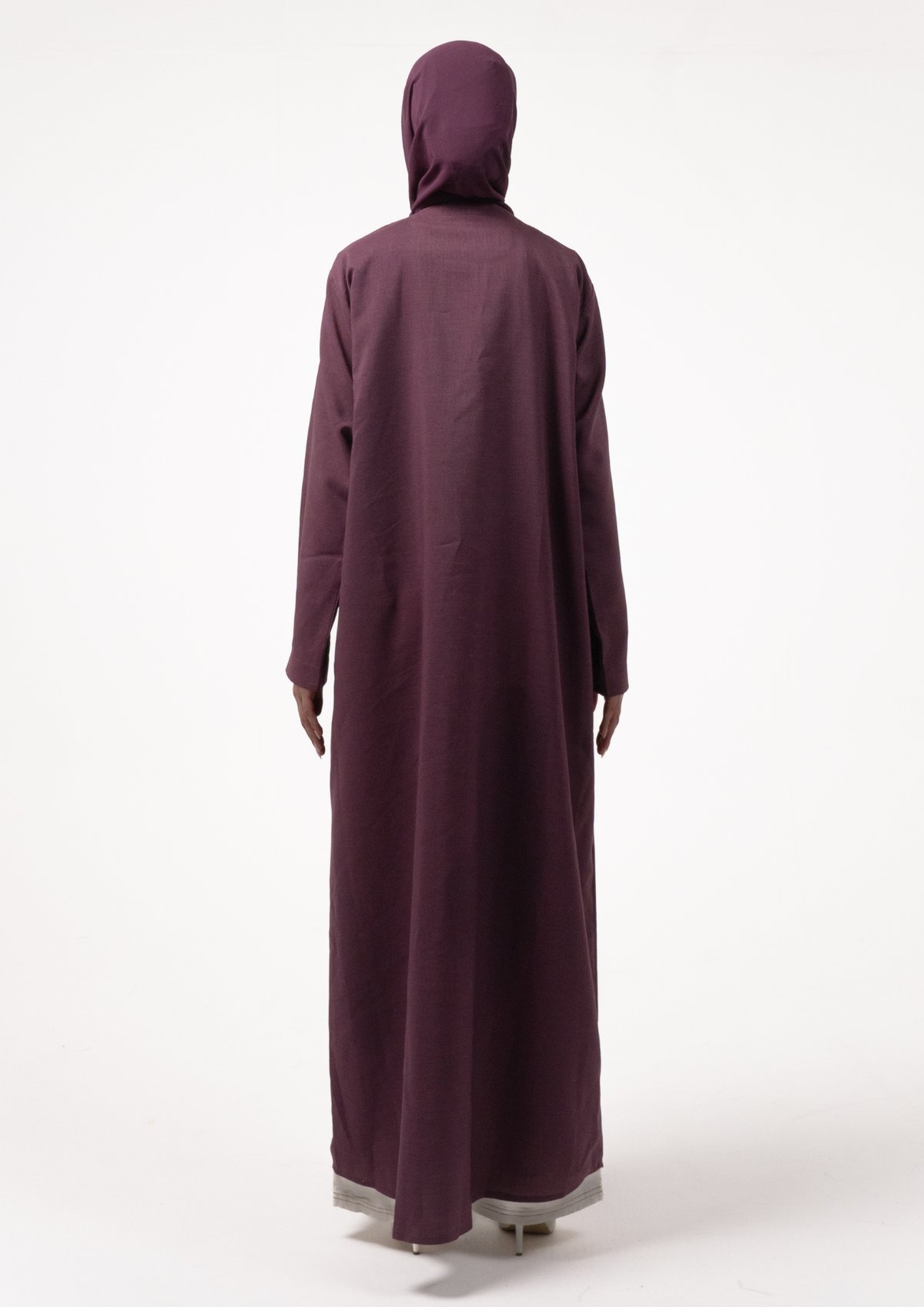 Plum Button Dress